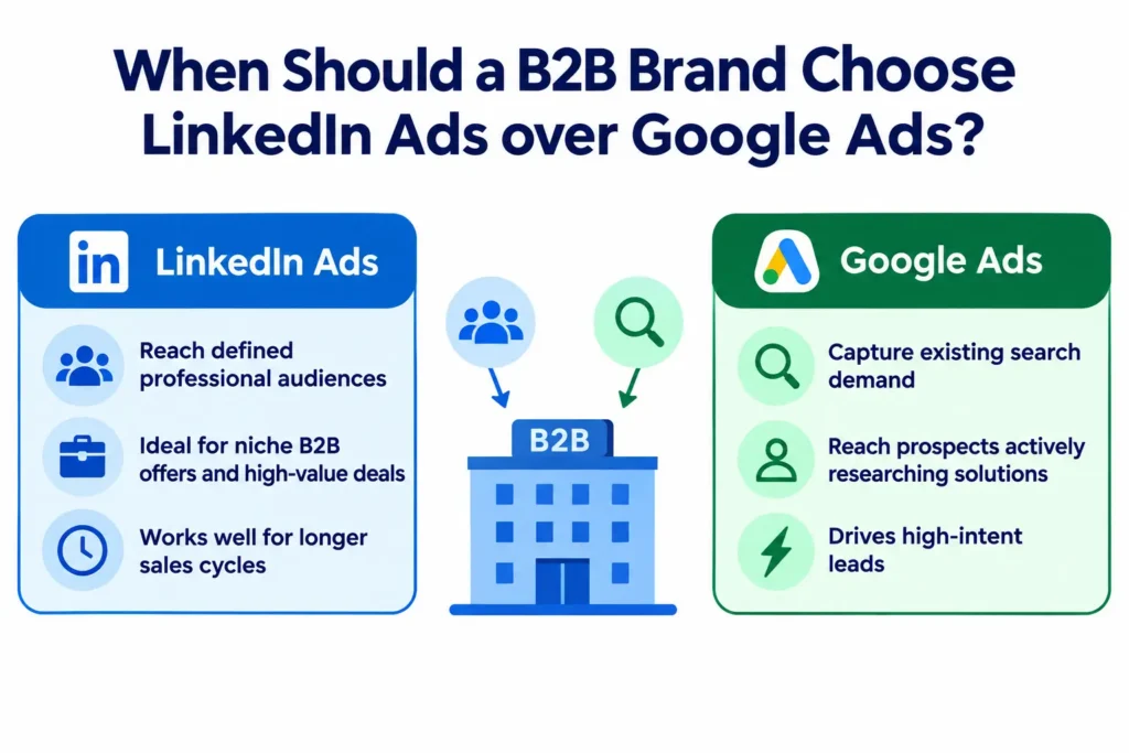 LinkedIn Ads over Google Ads